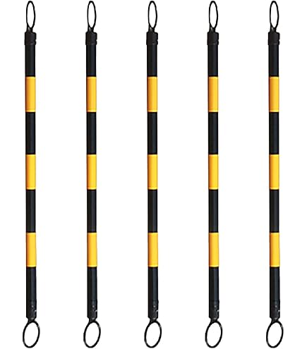 Amazon | 緑十字 コーンバー 黄/黒(トラ) 54mmΦ×1.5m 反射タイプ ABS